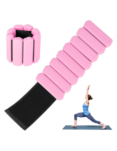 Conjunto de Pesas Ajustables Teikugv para Muñeca y Tobillo 0.9 kg