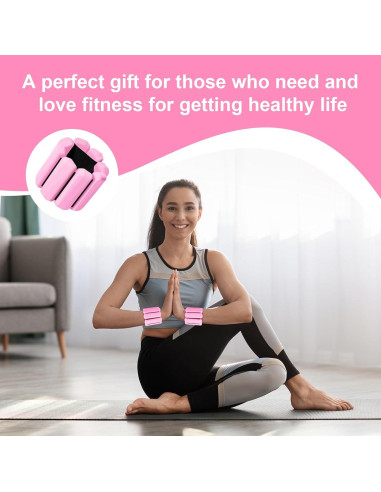 Conjunto de Pesas Ajustables Teikugv para Muñeca y Tobillo 0.9 kg