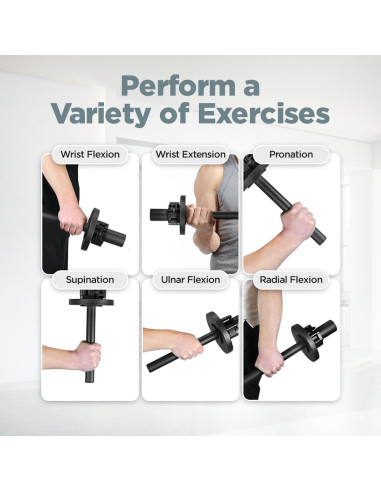 Fortalecedor de Muñeca Logest - Ejercitador de Antebrazo Pesado