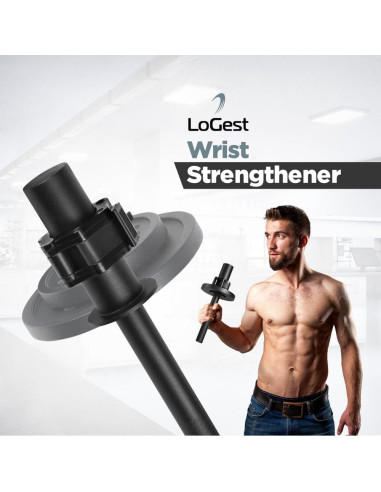 Fortalecedor de Muñeca Logest - Ejercitador de Antebrazo Pesado
