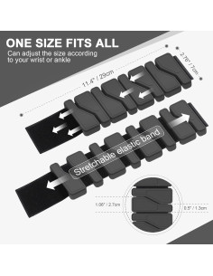 Pesas Ajustables para Muñeca y Tobillo AdLife 0.91 kg - 2 Pzas 2