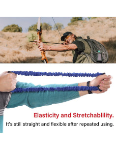 Entrenador de Arco SOPOGER 25 lbs Bandas de Estiramiento Goma 2