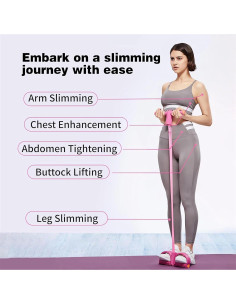 Banda de Resistencia Fitness Tictoyo 4 Tubos Tirador de Tobillo 2