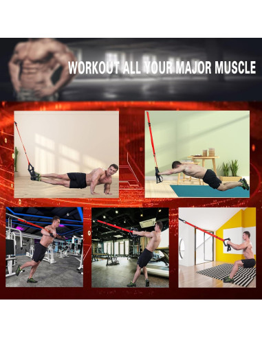 Correas de Resistencia ADALT LION Kit Completo para Entrenamiento