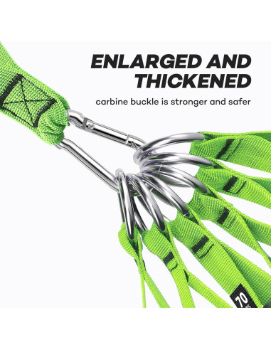 Bandas de Resistencia LETSHAKE 310 lbs Verde para Ejercicio