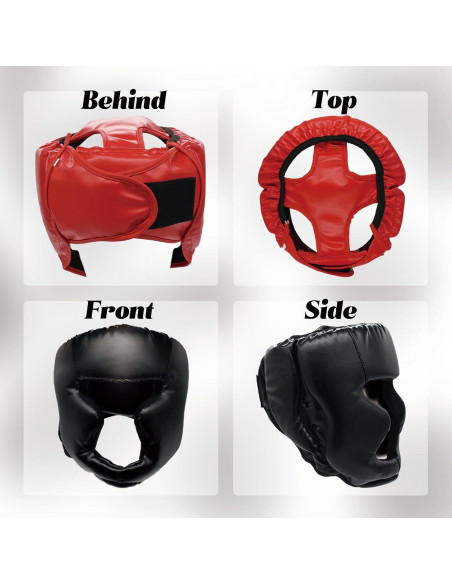 Casco de Boxeo Cyiwniao Ajustable Bicolor para Sparring