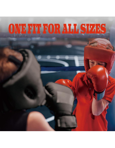 Casco de Boxeo Cyiwniao Ajustable Bicolor para Sparring