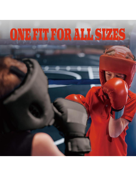 Casco de Boxeo Cyiwniao Ajustable Bicolor para Sparring