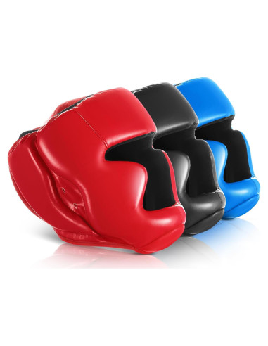 Casco de Boxeo Ajustable Jenaai 3 Pcs para Adultos MMA