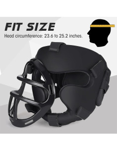 Casco de Boxeo VioraWhite para Adultos y Niños con Protección Facial 2