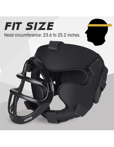 Casco de Boxeo VioraWhite para Adultos y Niños con Protección Facial