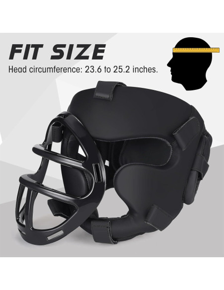 Casco de Boxeo VioraWhite para Adultos y Niños con Protección Facial