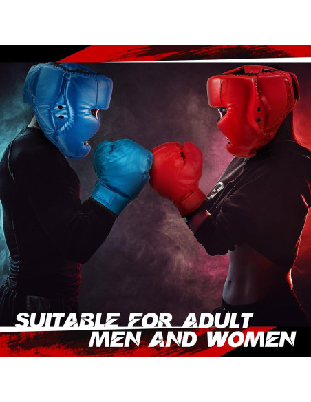 Casco de Boxeo Ajustable Jenaai 3 Pcs para Adultos MMA