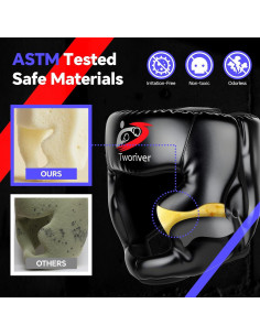 Casco de Boxeo SANJOIN SAN-005, 2 Paquetes, Protección MMA 2