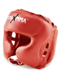 Casco de Boxeo MaxxMMA L/XL Rojo para MMA y Kickboxing 2
