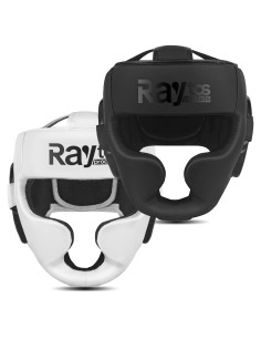 Casco de Boxeo Raytos Negro para MMA y Muay Thai - Protección Avanzada