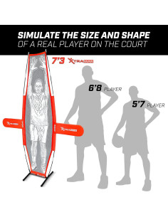 Maniquí Defensor de Baloncesto GoSports XTRAMAN 2.13m 2