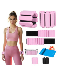 Pesas de Tobillo y Muñeca Ajustables F.V.LYRE 0.45Kg Rosa