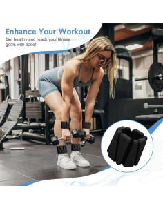 Pesas de Muñeca Ajustables Sdoap 0.45 kg para Yoga y Correr 2