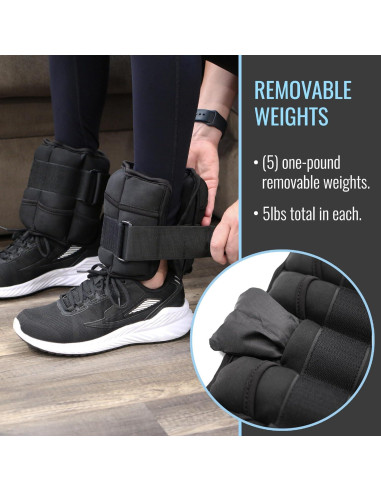 Pesas Ajustables DMI para Muñeca y Tobillo 4.54kg