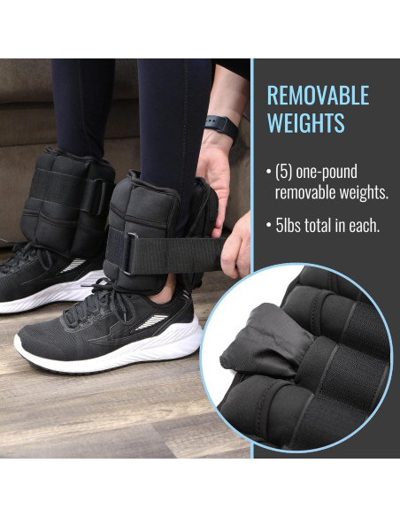 Pesas Ajustables DMI para Muñeca y Tobillo 4.54kg