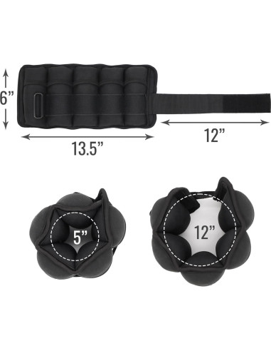 Pesas Ajustables DMI para Muñeca y Tobillo 4.54kg