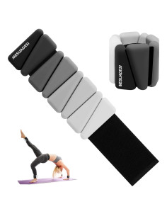 Pesas de Muñeca Ajustables MESUADESI 0.45Kg para Fitness