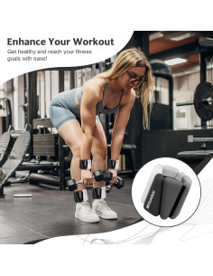 Pesas de Muñeca Ajustables MESUADESI 0.45Kg para Fitness 2