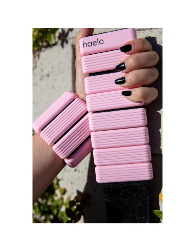 Pesas Ajustables para Muñeca y Tobillo Haelo 0.45 kg Rosa