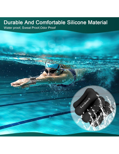 Pesas ajustables para tobillo y muñeca YESIMET 0.9 kg