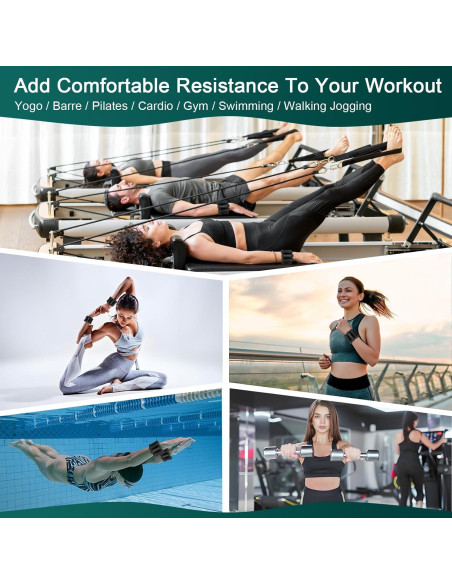 Pesas ajustables para tobillo y muñeca YESIMET 0.9 kg