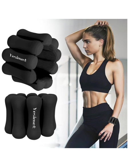 Pesas ajustables para tobillo y muñeca YESIMET 0.9 kg