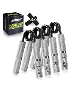 Juego de Fortalecedores de Agarre UUJOME 50-90 kg, 4 Piezas