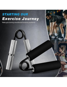 Juego de Fortalecedores de Agarre UUJOME 50-90 kg, 4 Piezas 2