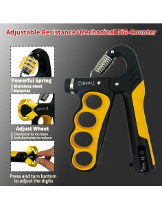 Entrenador de Fuerza de Agarre Senston 5-100kg Ajustable 2