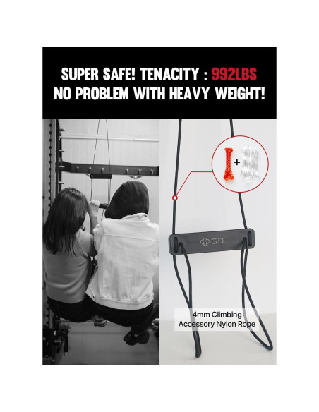 Rodillo de Muñeca Colgante GD para Antebrazo - Ejercicio y Fuerza