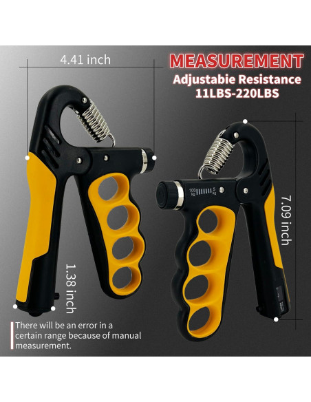 Entrenador de Fuerza de Agarre Senston 5-100kg Ajustable