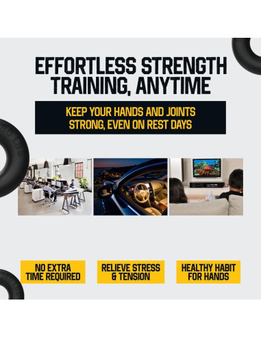 Anillos de Entrenamiento de Fuerza GRIPZILLA 8 Niveles 18-54kg