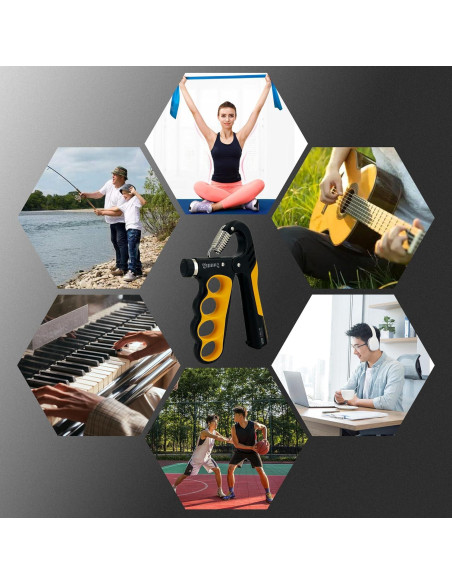 Entrenador de Fuerza de Agarre Senston 5-100kg Ajustable