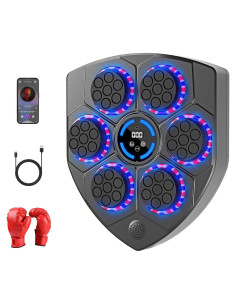 Máquina de Boxeo Musical JYYA88BB QJBBLA01 con Guantes