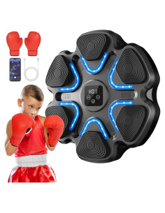 Máquina de Boxeo Musical TGLLM QB06 con Guantes y LED