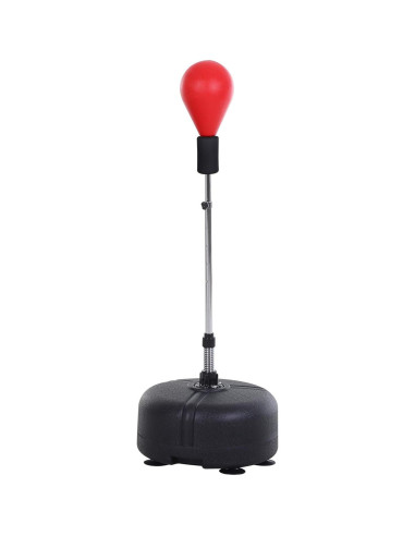 Saco de Boxeo Soozier Ajustable con Guantes - Rojo