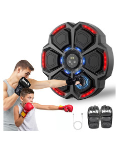 Máquina de Boxeo Musical Inteligente HUAYUANDA MBT-06 con Guantes