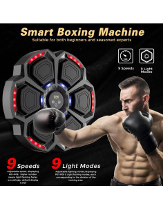Máquina de Boxeo Musical Inteligente HUAYUANDA MBT-06 con Guantes 2