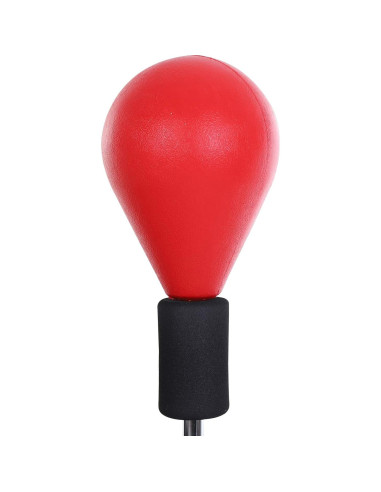 Saco de Boxeo Soozier Ajustable con Guantes - Rojo