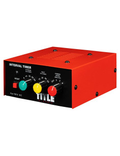 Temporizador de Intervalo Title Boxing 20.32x15.24 cm Rojo