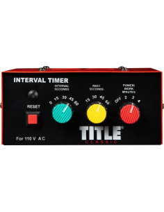 Temporizador de Intervalo Title Boxing 20.32x15.24 cm Rojo 2