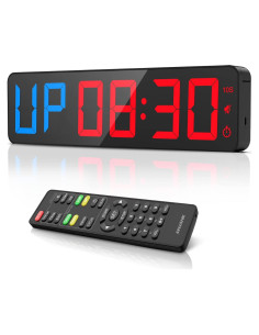 Temporizador Digital de Gimnasio ANJANK 15" LED Ajustable