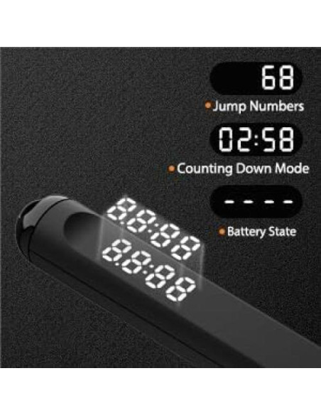 Cuerda de Salto Rápida Wigore con Contador y App - 3m