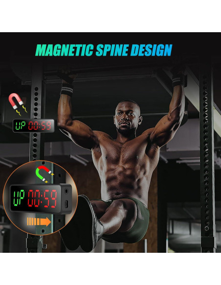 Temporizador de Gimnasio SLEVIO SS-FT31 con Pantalla LED